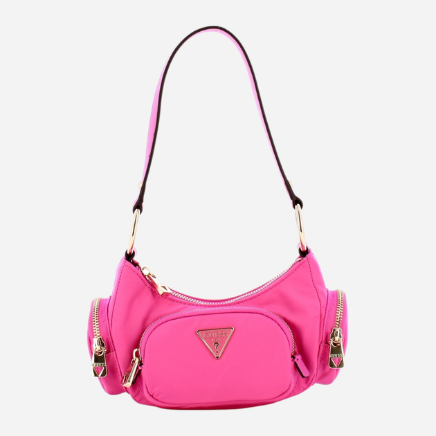 Torebka bagietka damska mała Guess Eco Gemma HWEYG839571-VVR Różowa (800070326040) - obraz 1