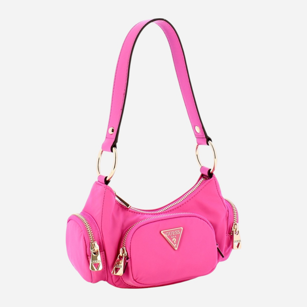 Torebka bagietka damska mała Guess Eco Gemma HWEYG839571-VVR Różowa (800070326040) - obraz 3