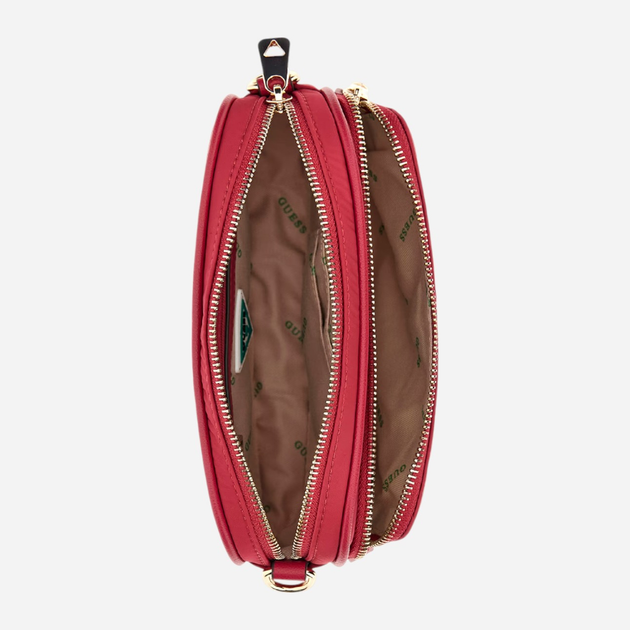 Torebka crossbody damska mała Guess Eco Gemma HWEYG839572-MAG Czerwona (800070293639) - obraz 3