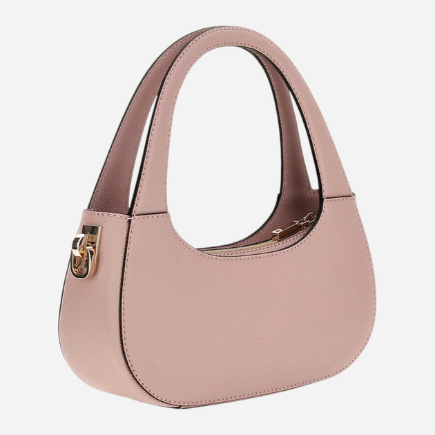 Сумка жіноча середня Guess Eco Jazlynn HWEZG952301-ROS Рожева (800070334877) - зображення 3