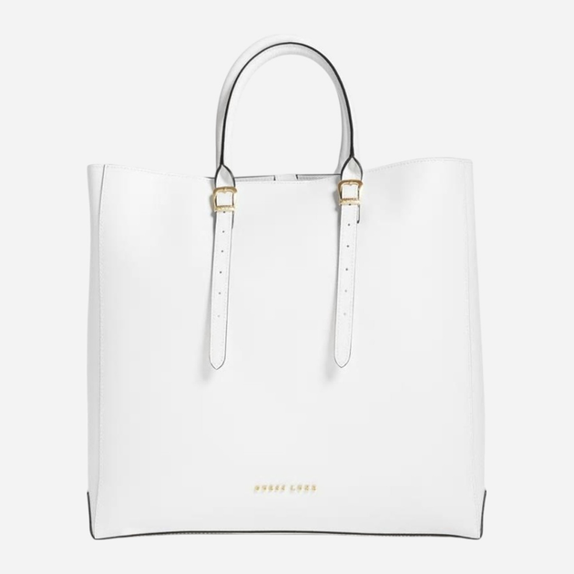 Torba shopper damska skórzana Guess Lady Luxe HWLLUXL1304-WHI Biała (800070312057) - obraz 1