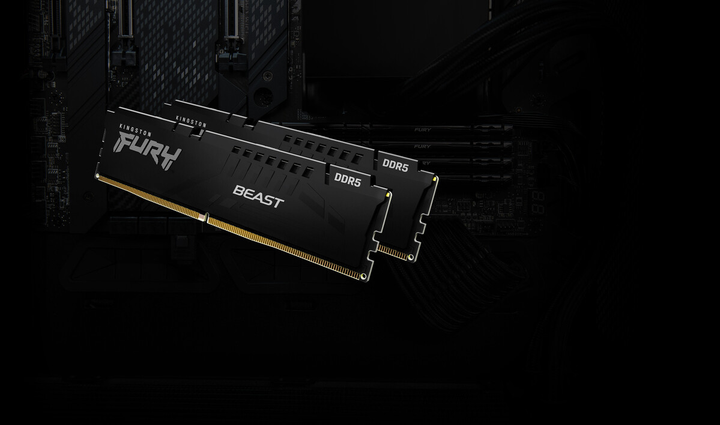 Pamięć RAM Kingston Fury DDR5-6000 65536MB PC5-48000 (Kit of 2x32768) Beast Black (KF560C30BBK2-64) - obraz 8