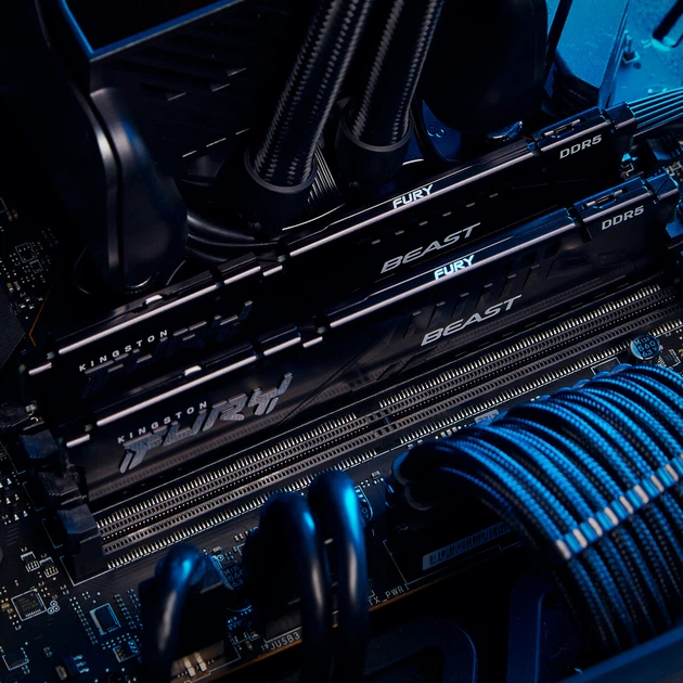 Pamięć RAM Kingston Fury DDR5-6400 32768MB PC5-51200 Beast Black (KF564C32BB-32) - obraz 9