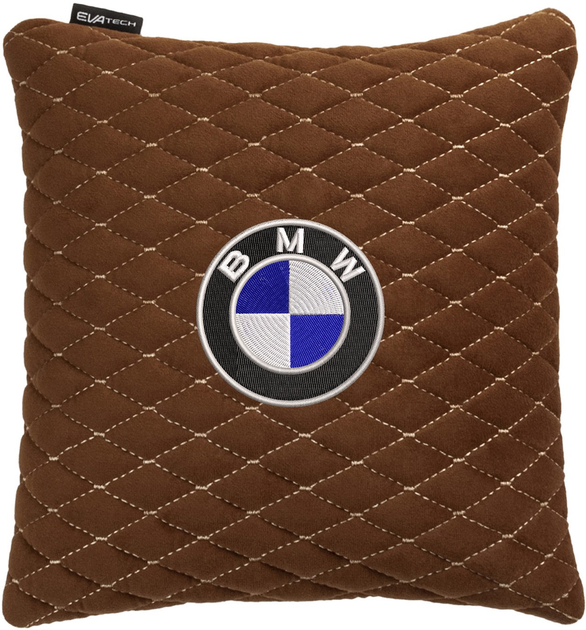 Подушка EVAtech 30 х 30 см BMW Коричнева з коричневою ниткою від Rozetka на платформі USKIDKA Акція на Подушка EVAtech 30 х 30 см BMW Коричнева з коричневою ниткою від Rozetka