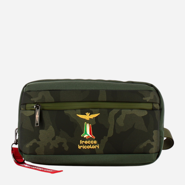 Сумка поясна чоловіча Aeronautica Militare Marsupio AM522-VECA Зелена (800070317552) - зображення 1