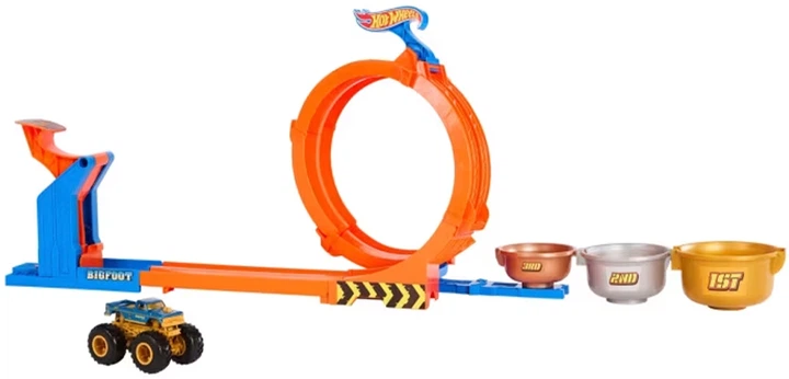 Zestaw do zabawy Hot Wheels Zawody o puchar Monster Trucks Pętle i triki JBX64 (0194735266340) - obraz 3