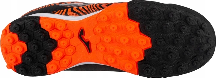 Сороконожки (шиповки) детские Joma EVOLUTION черно-оранжевые 38 EVJS2501TF - изображение 5