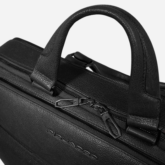 Torba aktówka męska skórzana Piquadro CA6026W130/N Czarna (800070326239) - obraz 4