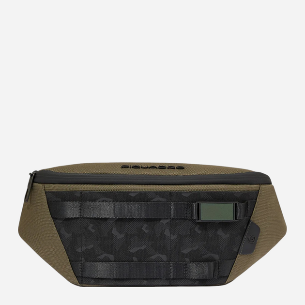 Сумка поясна чоловіча Piquadro CA6167FX/VE Зелена (800070320786) - зображення 1