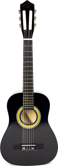Gitara dla dzieci duża EcoToys drewniana 6 strun (5903769970735) - obraz 5