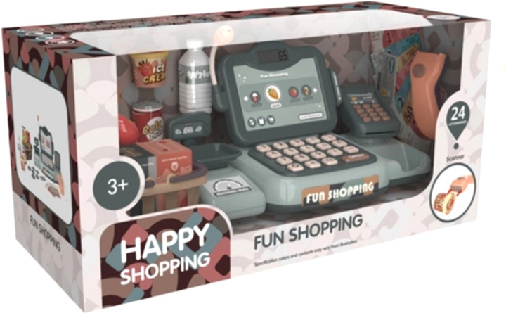 Kasa sklepowa EcoToys produkty skaner kalkulator dźwięki (5903769970209) - obraz 4
