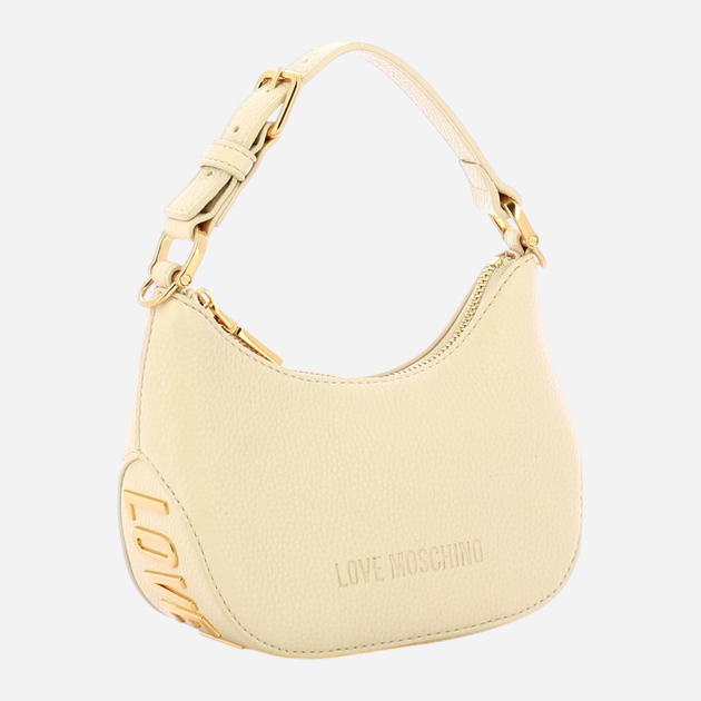 Torebka hobo damska mała Love Moschino Borsa JC4019PP1LLT0110 Mleczna (800070326581) - obraz 4
