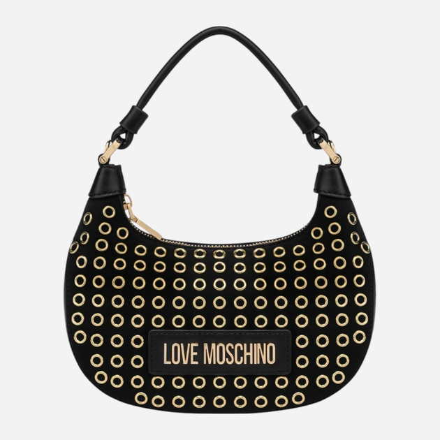 Torebka hobo damska mała Love Moschino Borsa JC4058PP1LLH100A Czarna (800070326591) - obraz 1