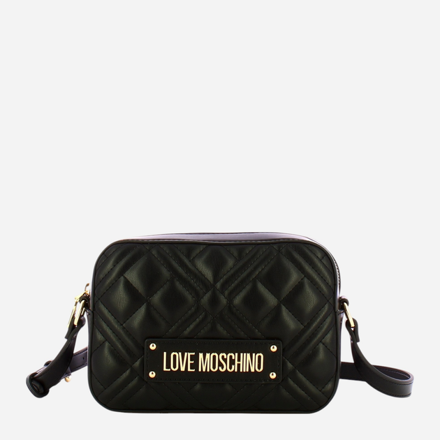 Torebka crossbody damska mała Love Moschino Borsa Quilted JC4150PP1LLA0000 Czarna (800070326568) - obraz 1