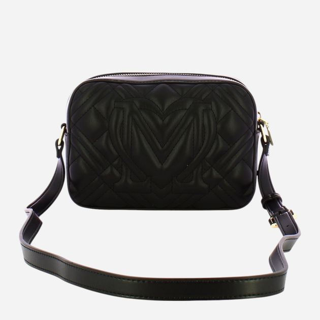 Torebka crossbody damska mała Love Moschino Borsa Quilted JC4150PP1LLA0000 Czarna (800070326568) - obraz 2