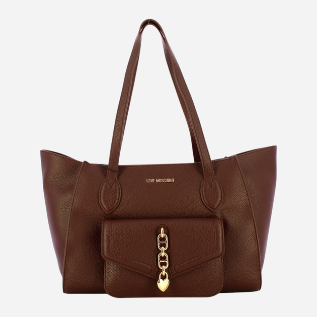 Сумка шопер жіноча Love Moschino Borsa JC4388PP0LKU0301 Коричнева (800070326632) - зображення 1