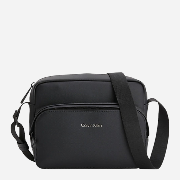 Сумка крос-боді через плече чоловіча маленька Calvin Klein K50K510247-BAX Чорна (800070303013) - зображення 1