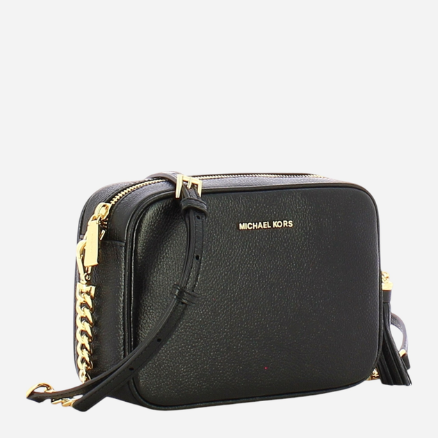 Torebka crossbody damska skórzana Michael Kors 32F7GGNM8L-001 Czarna (800070263193) - obraz 3