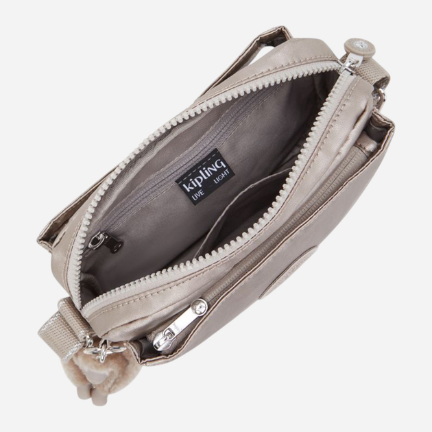 Torebka crossbody damska mała Kipling Abanu KPKI724848I1001 Złocista (800070287644) - obraz 4
