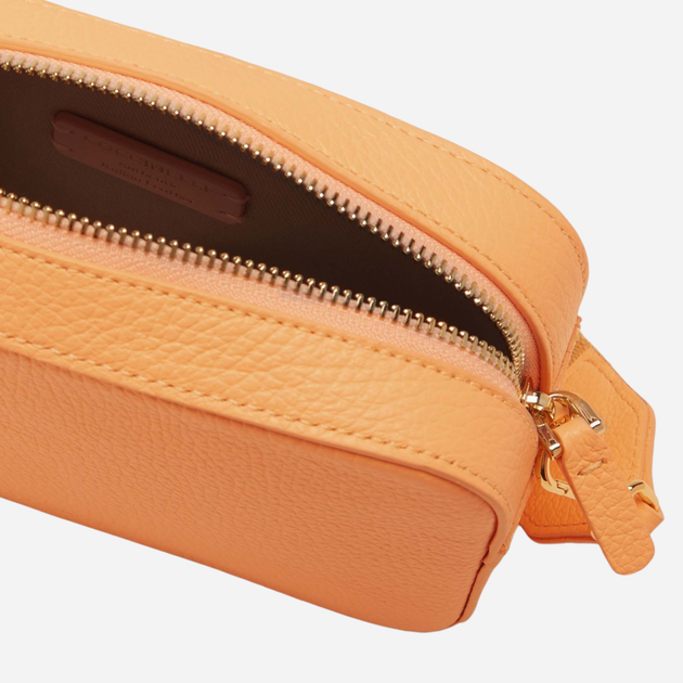 Torebka crossbody damska skórzana Coccinelle Tebe E5MN555M301-P47 Pomarańczowa (800070316476) - obraz 4