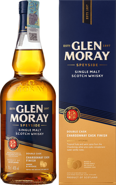 Набор виски Glen Moray Cabernet Cask Finish 0.7 л 40% Glen Moray Chardonnay Cask Finish 0.7 л 40% Glen Moray 12 YO 0.7 л 40% (1021000286149) - изображение 4