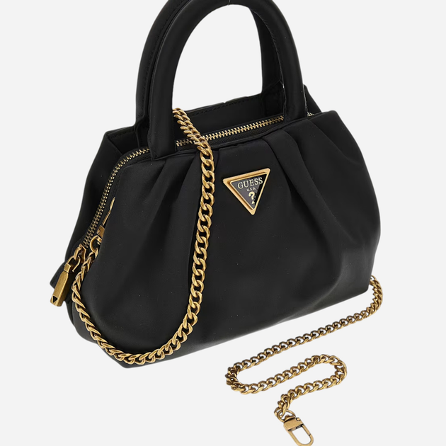 Torebka crossbody damska mała Guess Tori HWEB6856760-BLA Czarna (800070316619) - obraz 3