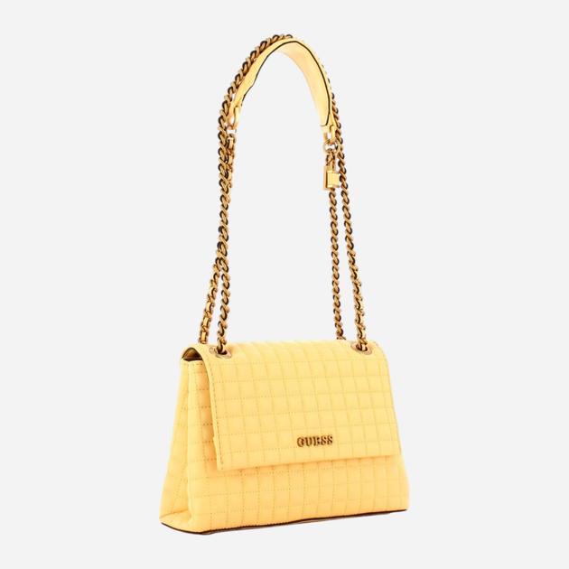 Torebka crossbody damska Guess Tia HWQA9187210-CSL Żółta (800070316649) - obraz 3