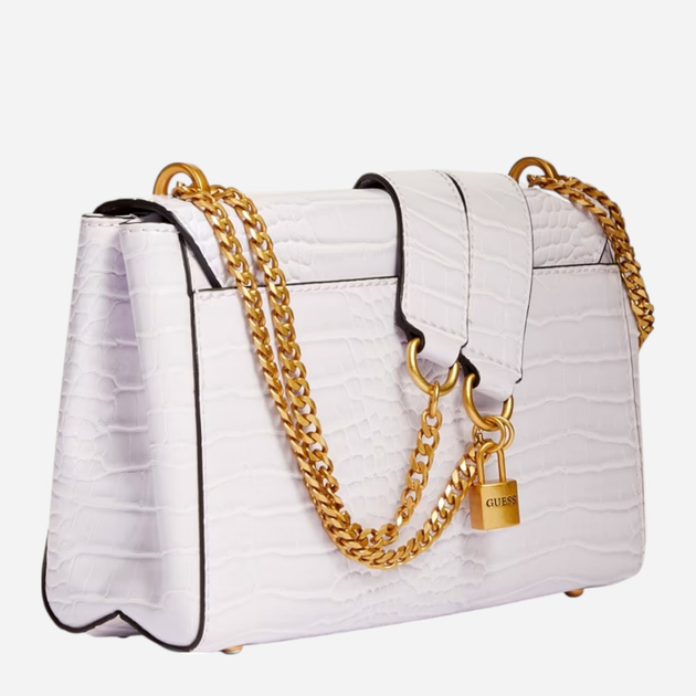 Torebka crossbody damska mała Guess Katey HWCA8494190-LIL Różowa (800070318654) - obraz 2