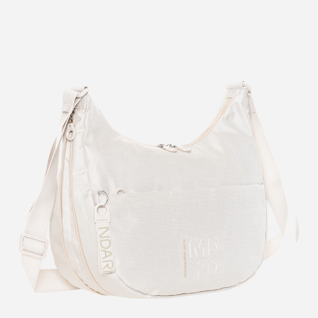 Сумка хобо жіноча велика Mandarina Duck MD20 P10QMT27-09E Біла (800070315503) - зображення 3