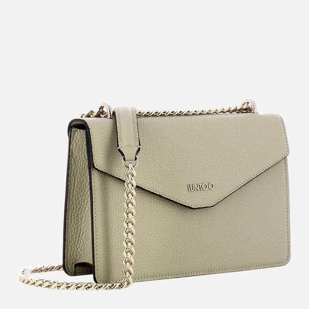 Torebka crossbody damska skórzana IUNTOO 168098-4721 Szara (800070318255) - obraz 3