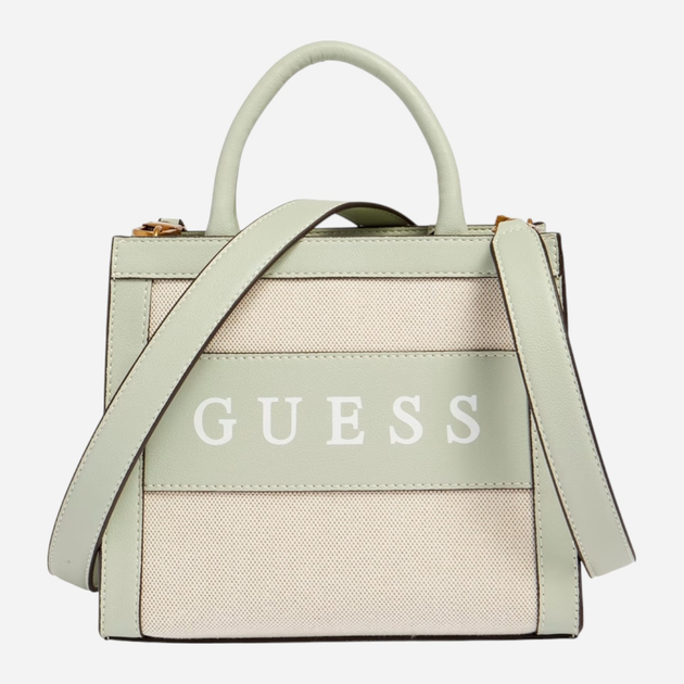 Сумка жіноча маленька Guess Salford HWWB8699760-NTS Зелена (800070318621) - зображення 1