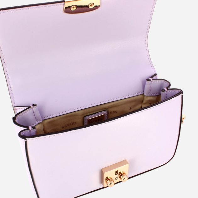 Сумка крос-боді через плече жіноча маленька Guess Eliette HWVG9225780-LAV Фіолетова (800070315393) - зображення 4