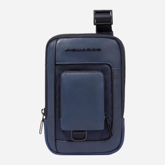 Сумка планшет чоловіча маленька Piquadro AC6546W131R/BLU Синя (800070326320) - зображення 1