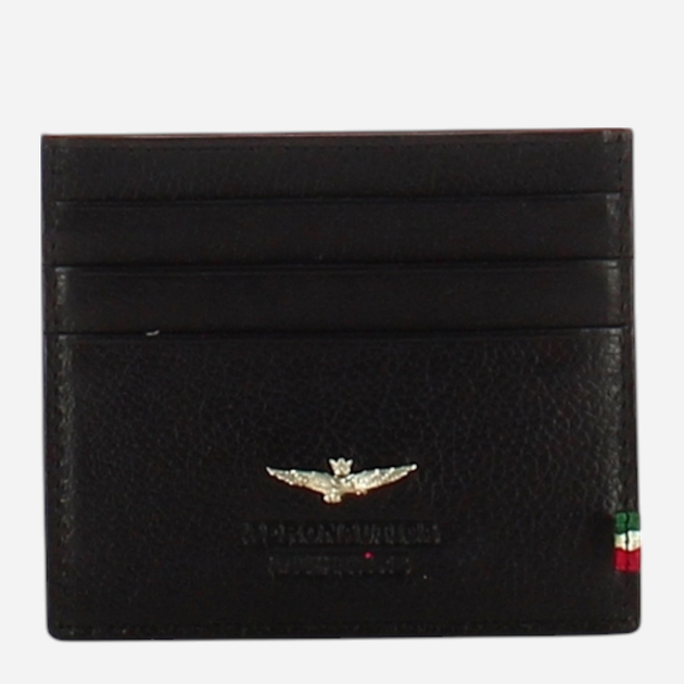 Картхолдер чоловічий Aeronautica Militare Flag AM106-NE Чорний (800070241458) - зображення 1