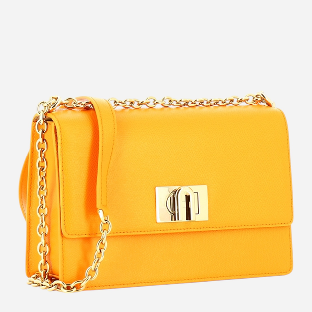 Torebka crossbody damska skórzana Furla 1927 S BAFIACOARE0001555S1007 Żółta (800070306829) - obraz 3