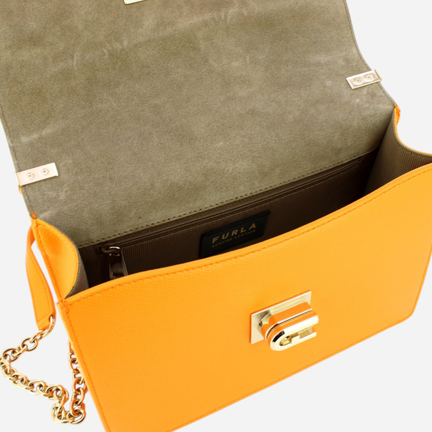 Torebka crossbody damska skórzana Furla 1927 S BAFIACOARE0001555S1007 Żółta (800070306829) - obraz 4