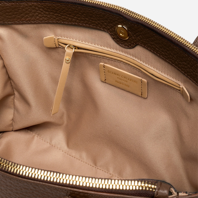 Сумка шопер жіноча з натуральної шкіри Gianni Chiarini Mara BS-10750-TKL-218 Коричнева (800070326654) - зображення 4