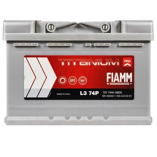 Автомобільний акумулятор FIAMM Titanium Pro 74Аh 680А R+ 7905154 - зображення 2