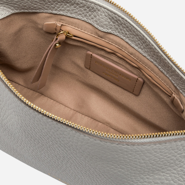 Сумка жіноча з натуральної шкіри середня Gianni Chiarini Brooke BS-10911-TKL-13310 Сіра (800070331818) - зображення 4