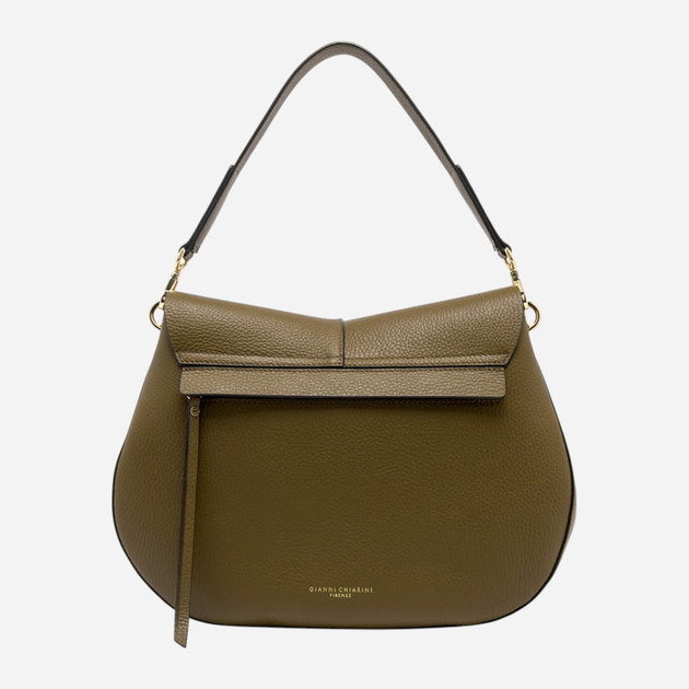 Сумка жіноча з натуральної шкіри середня Gianni Chiarini Helena BS-6037/COMM-GRN-NA-1145 Зелена (800070326685) - зображення 2