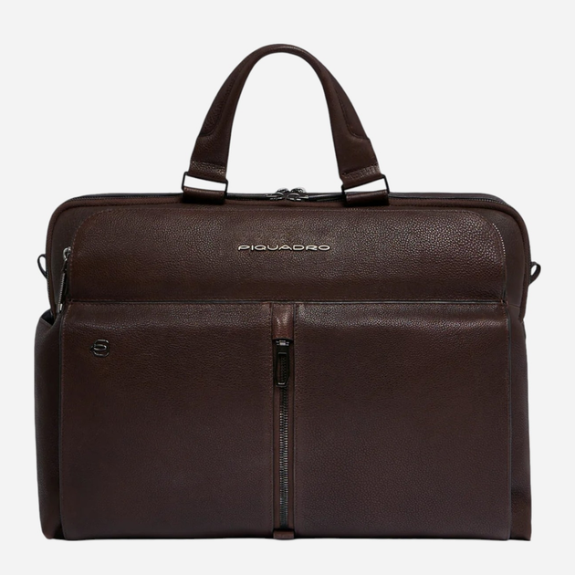 Torba aktówka męska skórzana Piquadro CA6026W130/TM Brązowa (800070326224) - obraz 1