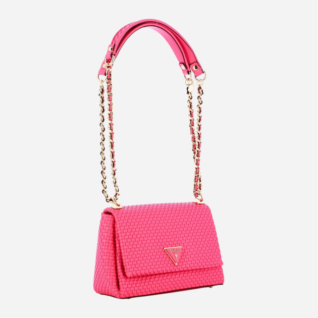 Сумка крос-боді через плече жіноча середня Guess Etel HWWW9219210-WAT Рожева (800070316775) - зображення 1