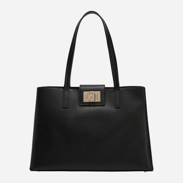 Сумка шопер жіноча з натуральної шкіри Furla 1927 L WB01099HSF000O60001007 Чорна (800070314751) - зображення 1