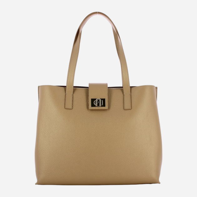 Torba shopper damska skórzana Furla 1927 L WB01099HSF0001257S1007 Brązowa (800070314746) - obraz 1