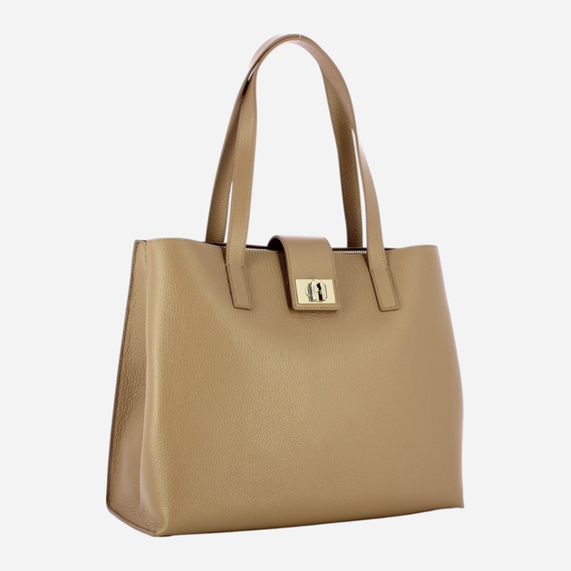 Torba shopper damska skórzana Furla 1927 L WB01099HSF0001257S1007 Brązowa (800070314746) - obraz 3