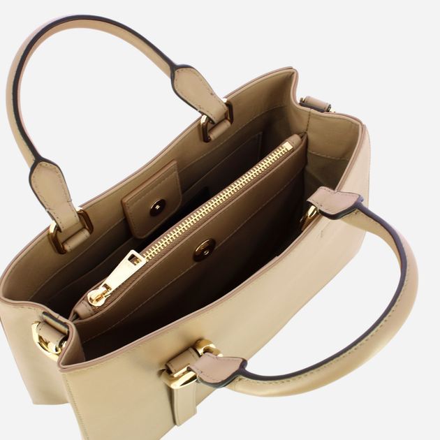 Сумка шопер жіноча з натуральної шкіри Furla Nuvola M WB01336BX20451257S1007 Бежева (800070325831) - зображення 5