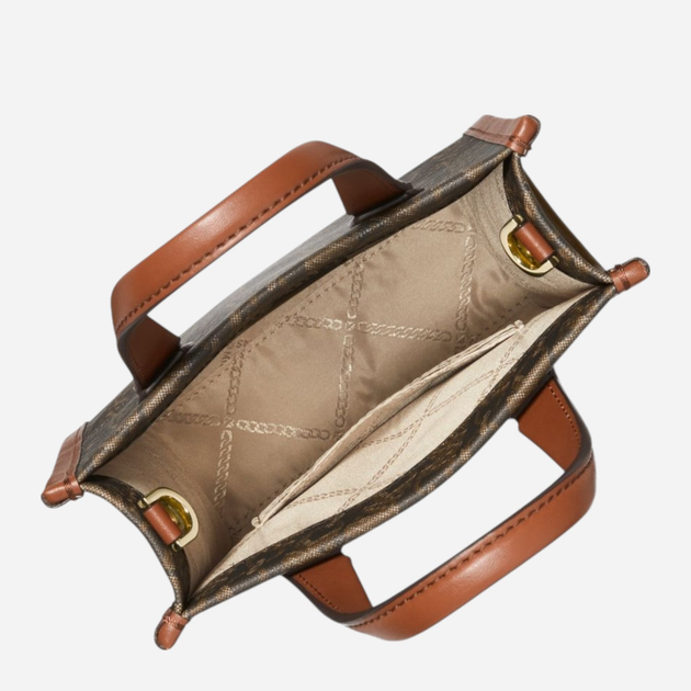 Torebka crossbody damska mała Michael Kors Gigixs 32H3G3GC4B-227 Brązowa (800070314656) - obraz 3