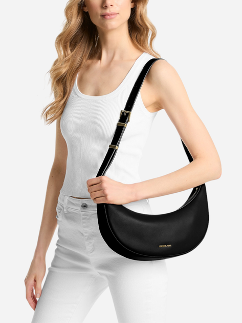 Torebka hobo damska skórzana Michael Kors Avra 32T4G1UC6L-001 Czarna (800070326551) - obraz 2