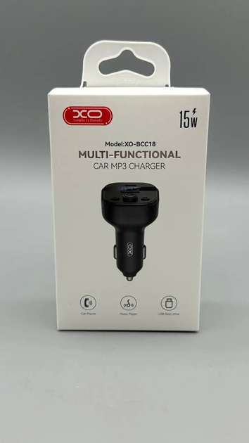FM-модулятор ХО Smart Bluetooth MP3 Car Charger Type-C 3A BCC 001888 - Фото 5 FM-модулятор ХО Smart Bluetooth MP3 Car Charger Type-C 3A BCC 001888 - изображение 5