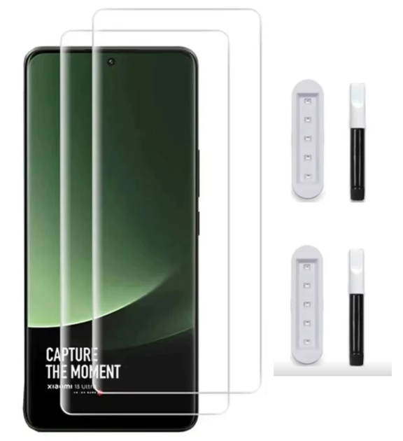 Защитное стекло 2шт CDK для Xiaomi Redmi Note 14 Pro 5G | UV Curved (017496) (clear) - изображение 2